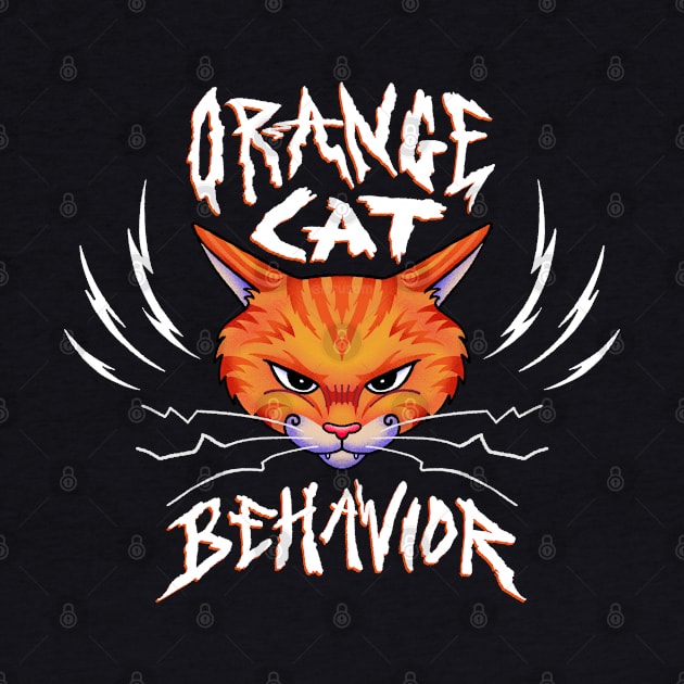 Orange Cat Behavior by citrusam